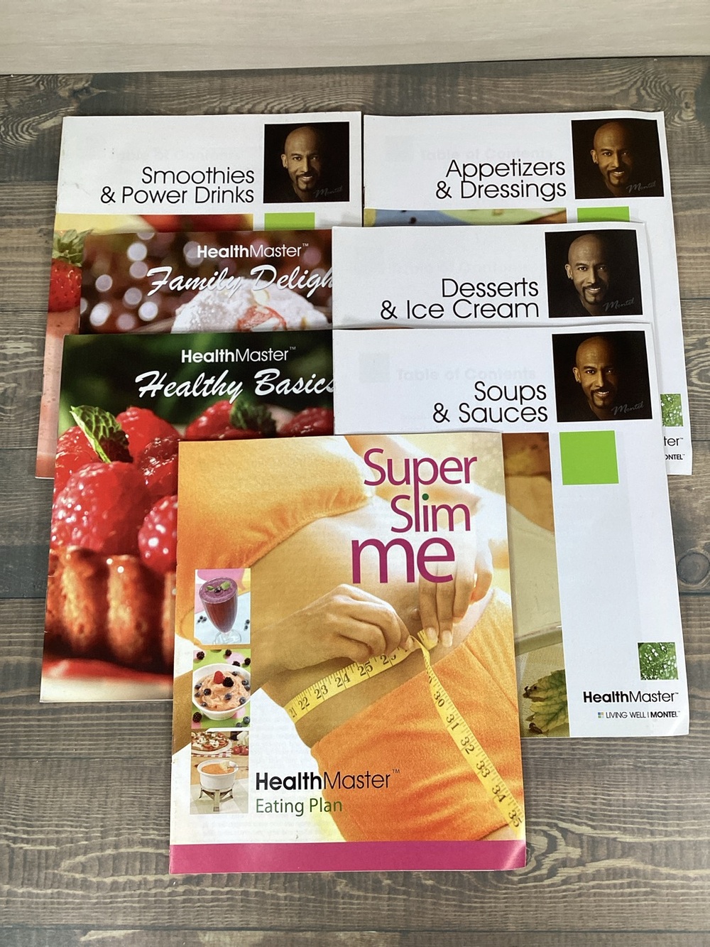 Montel Williams Living Well Health Master Recipe Books Lot 7 Cookbooks